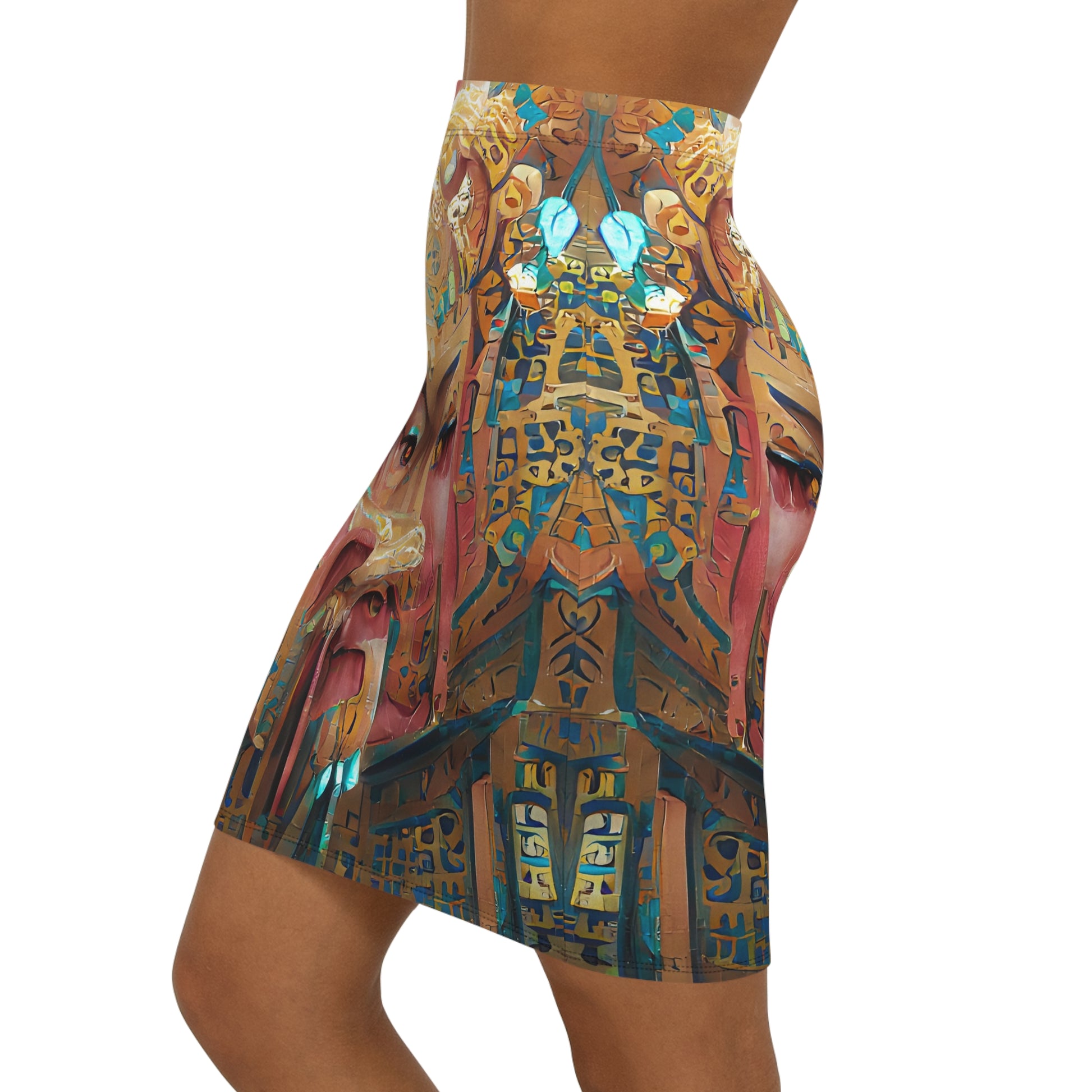 Huángdì - Womens Pencil Skirt - iSAW Company