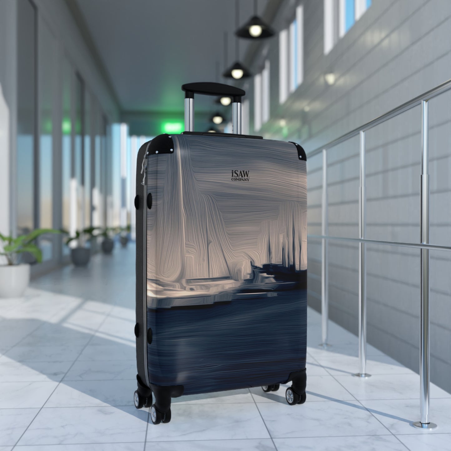 The Sleeping Yachts (at Sunrise) - Hard - Shell Suitcase - iSAW Company