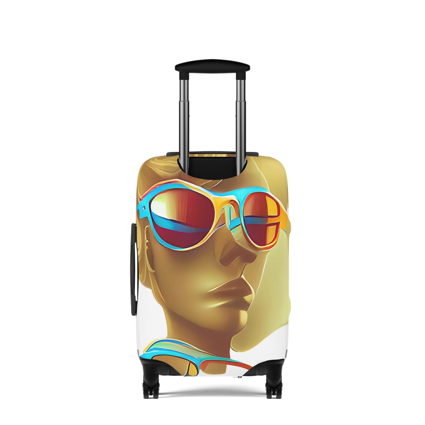 Retro Cool White – Protective Suitcase Cover - iSAW Company