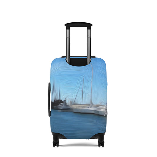 The Sleeping Yachts (at Morning) – Protective Suitcase Cover - iSAW Company