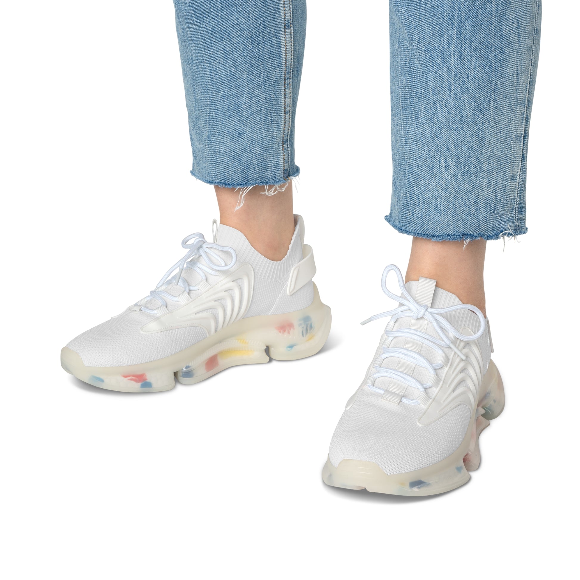 iSAW Womens White Street Sneakers - iSAW Company