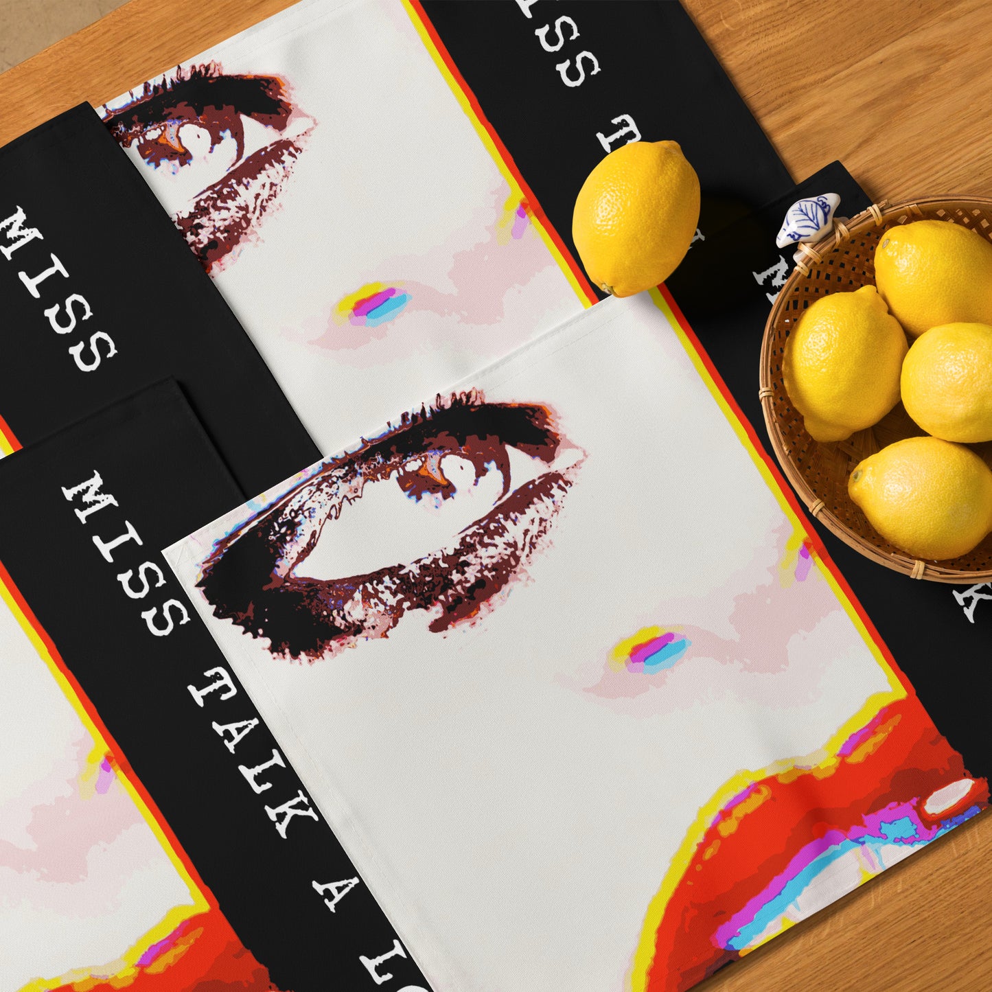 Miss Talk A Lot - Placemat Set - iSAW Company
