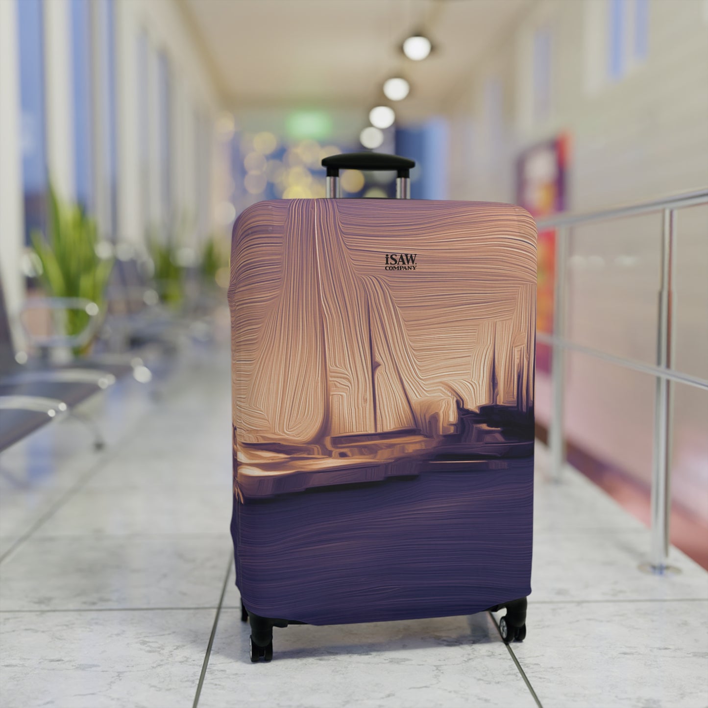 The Sleeping Yachts (at Sunset) – Protective Suitcase Cover - iSAW Company