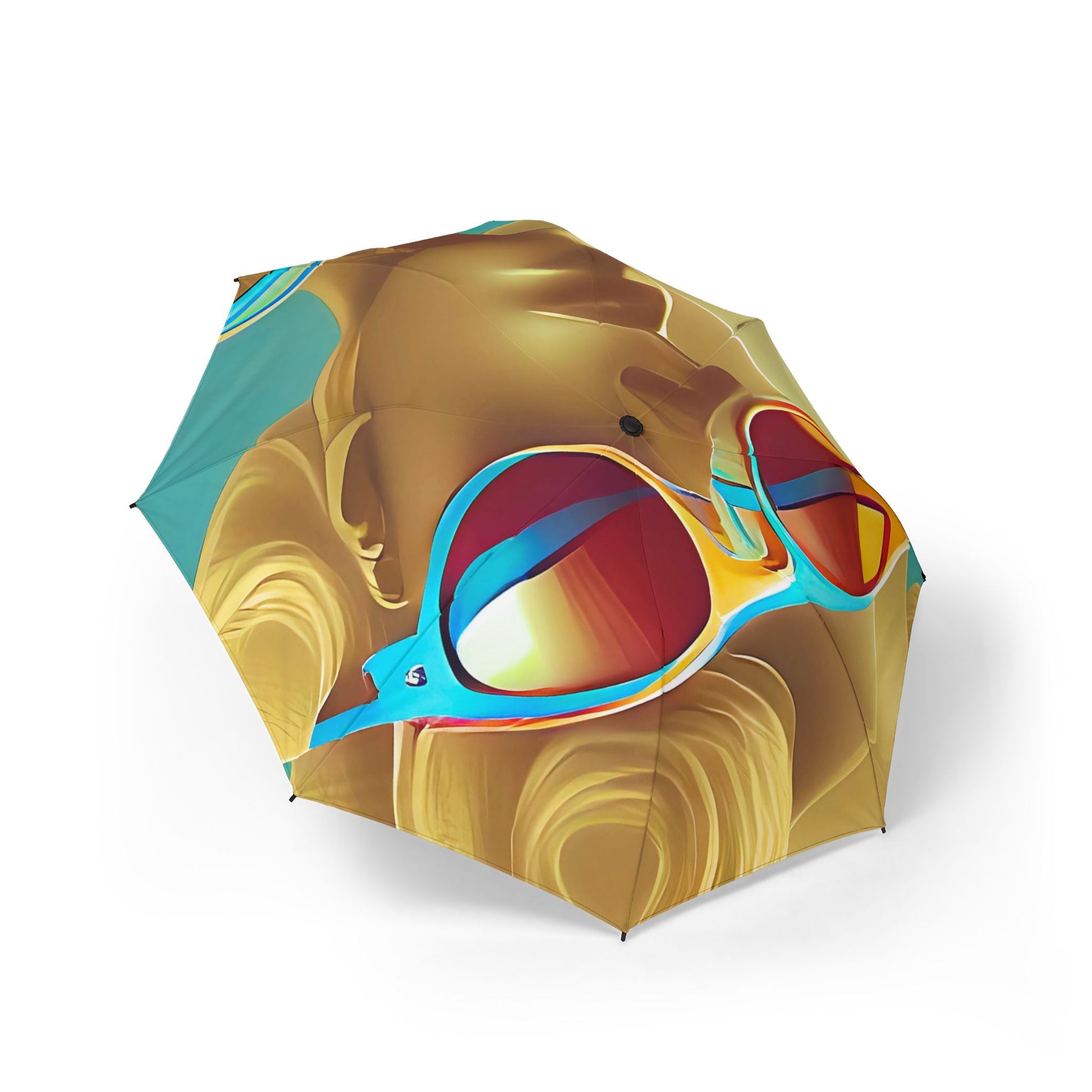 Retro Cool Blue - Windproof Umbrella - iSAW Company