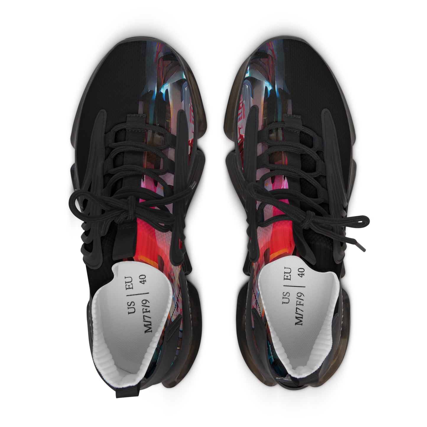 Half Black Half Báijiǔ - Womens Mesh Street Sneakers - iSAW Company