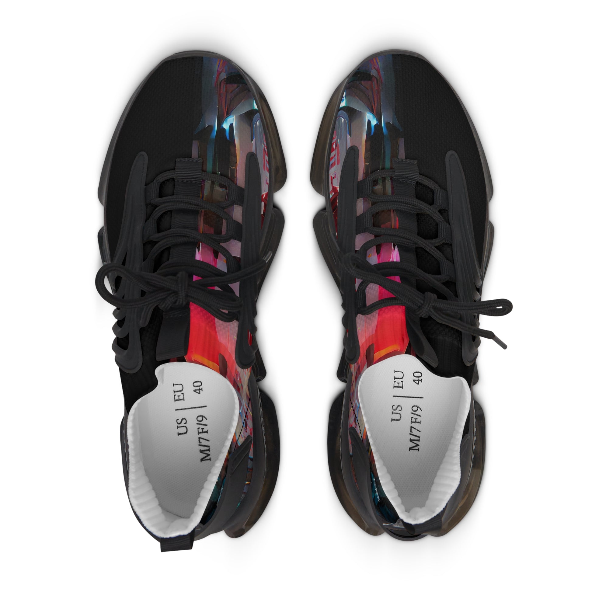 Half Black Half Báijiǔ - Womens Mesh Street Sneakers - iSAW Company