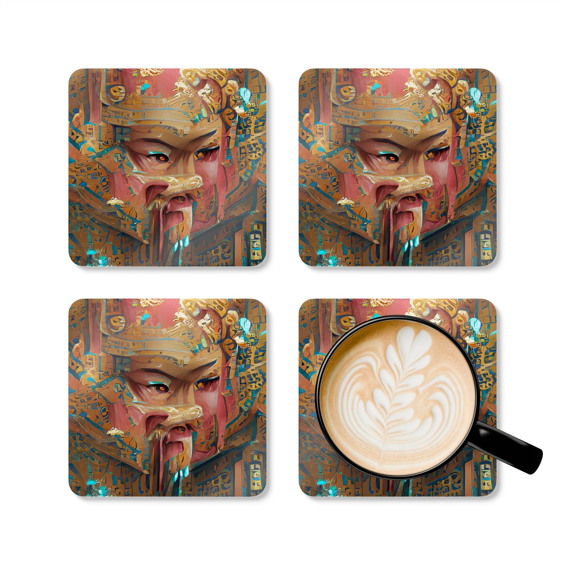 Huángdì - Cork Back Coaster Set - iSAW Company