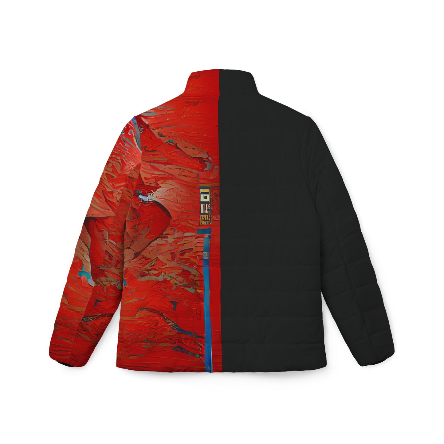 Half Black Half Hónghǎi - Womens Puffer Jacket - iSAW Company