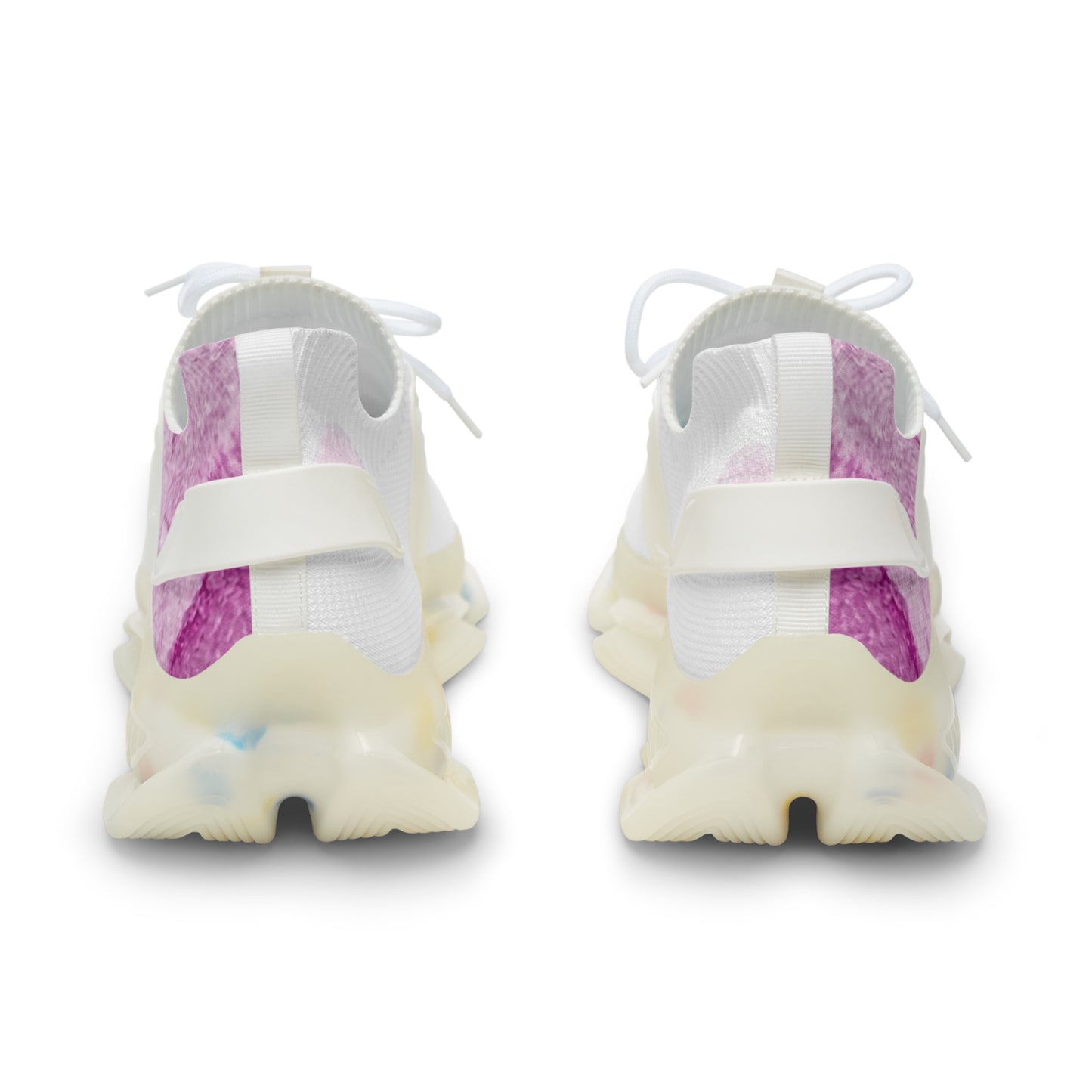 Watercolour Pink Splash - Mens Street Sneakers