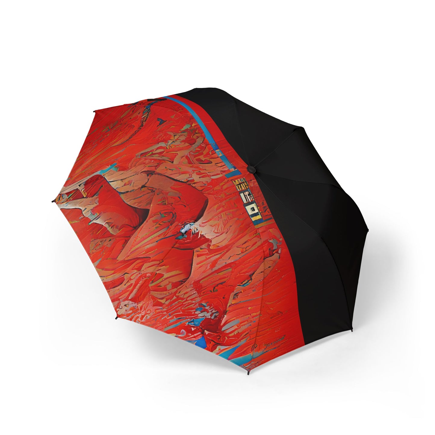 Half Black Half Hónghǎi - Windproof Umbrella - iSAW Company