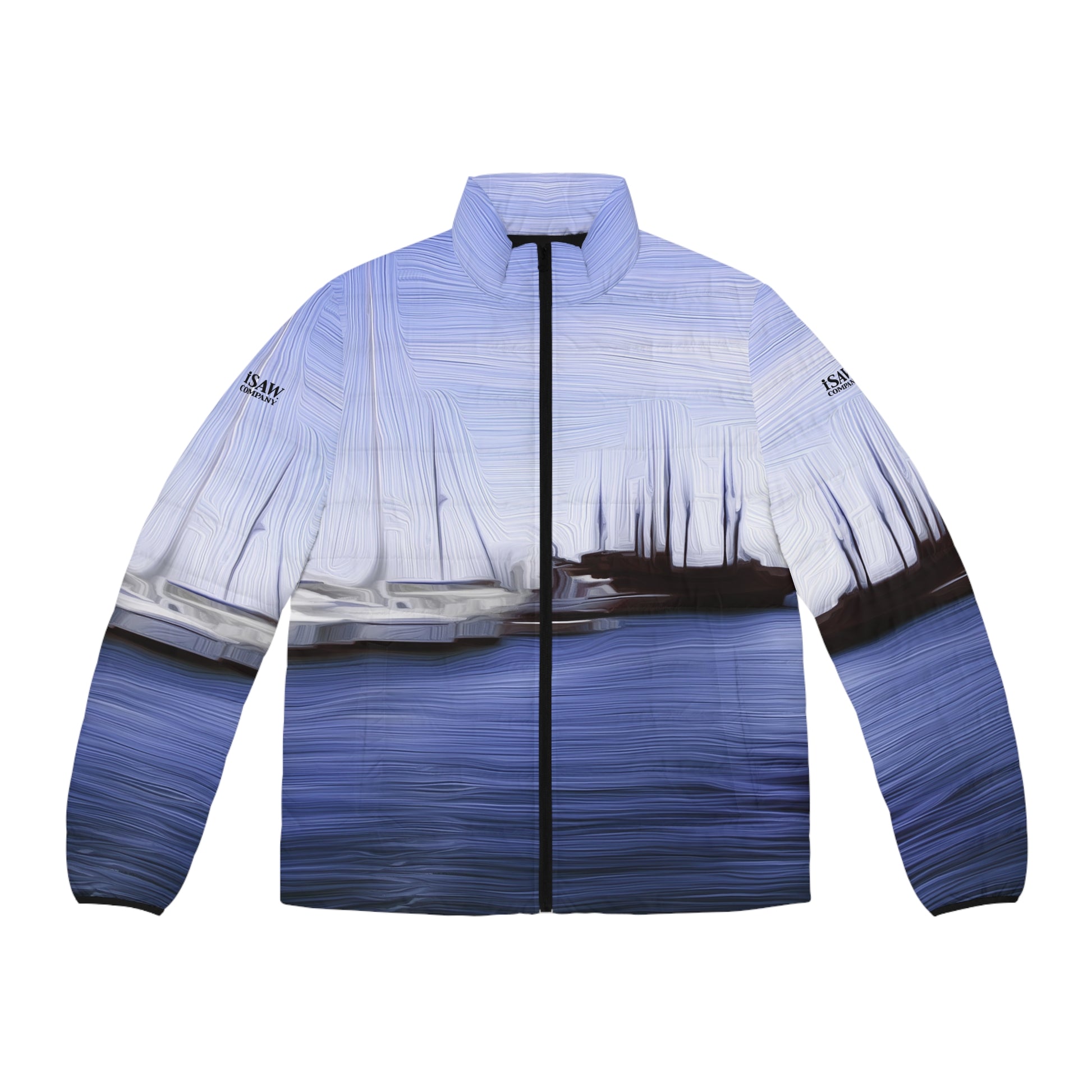 The Sleeping Yachts (at Afternoon) - Mens Puffer Jacket - iSAW Company