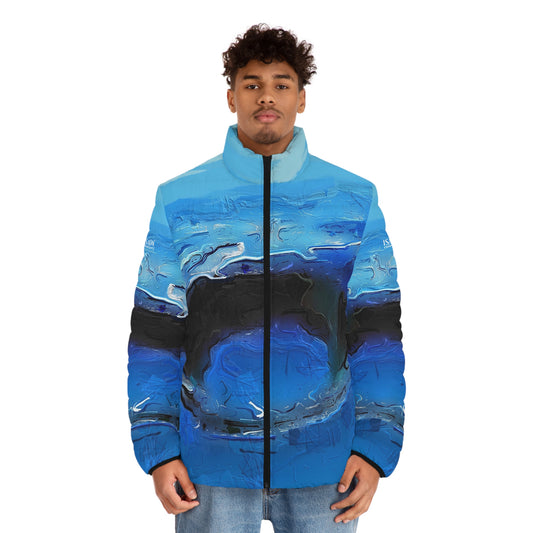 A Drop In The Ocean - Mens Puffer Jacket - iSAW Company