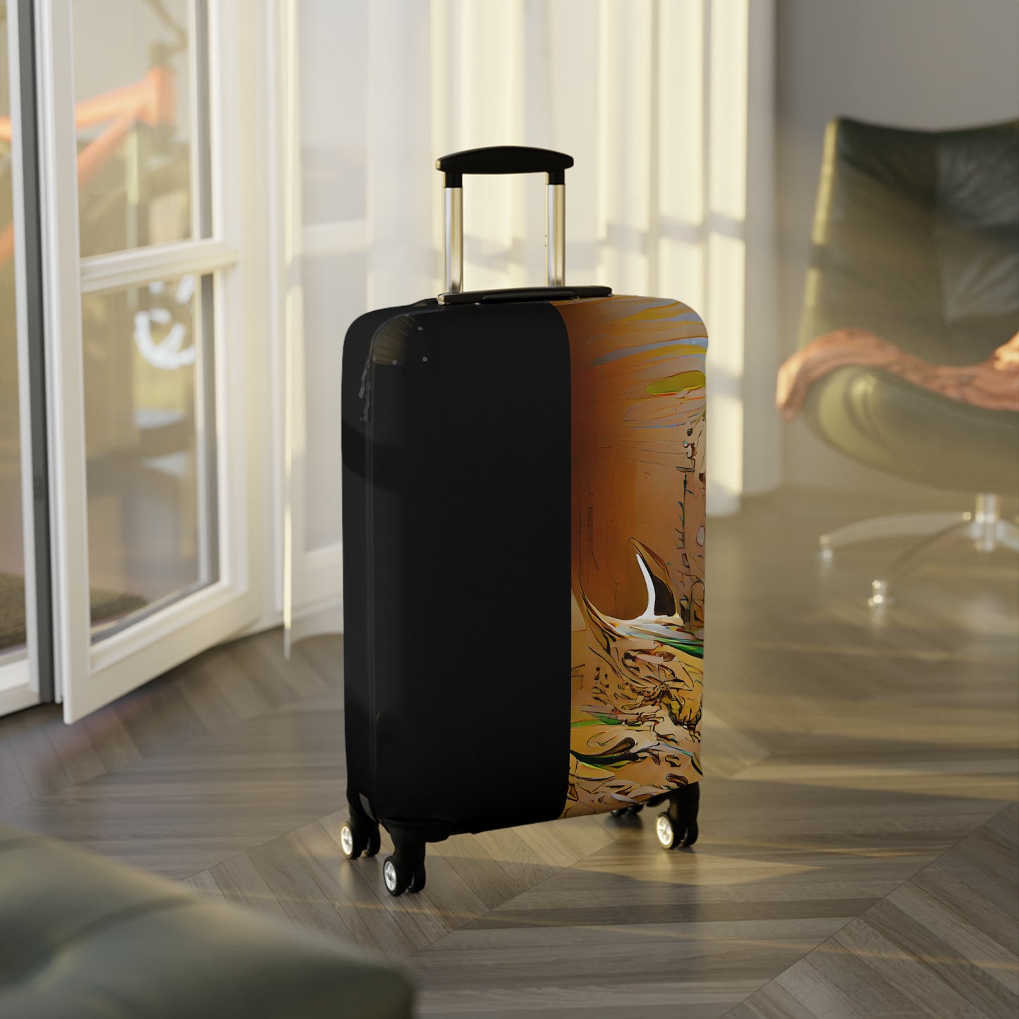 Half Black Half Gāolàng – Protective Suitcase Cover - iSAW Company