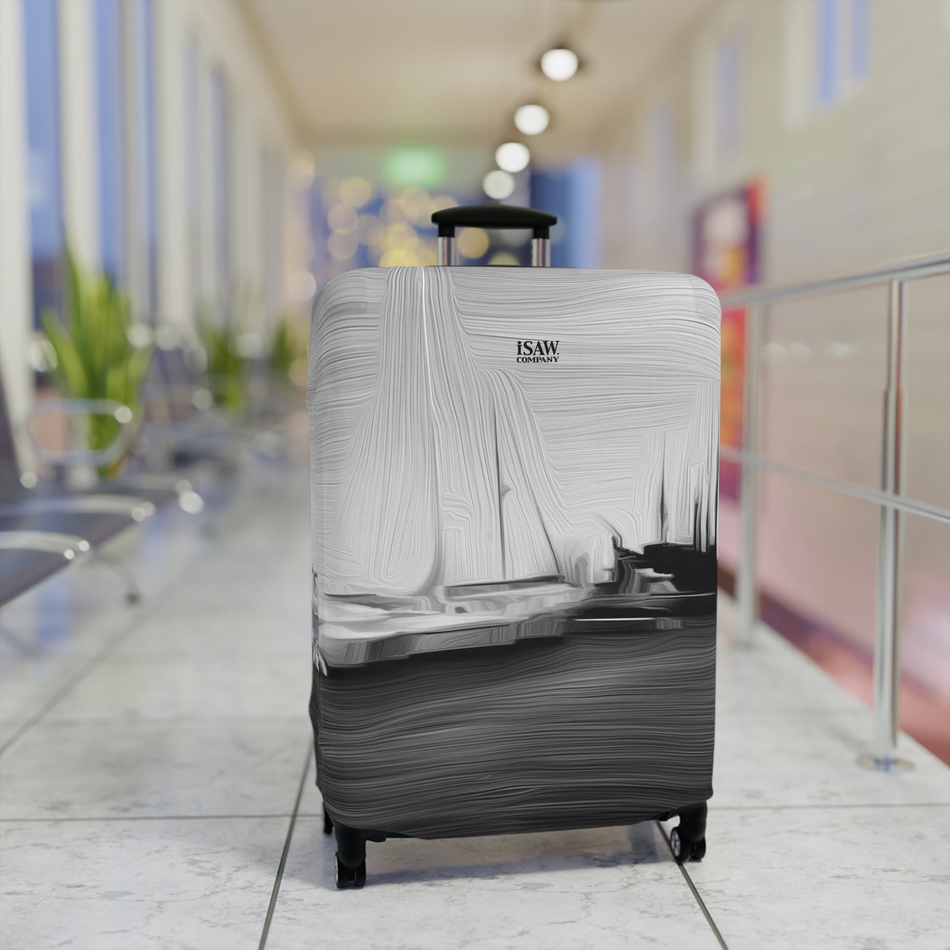 The Sleeping Yachts (at Night) – Protective Suitcase Cover - iSAW Company