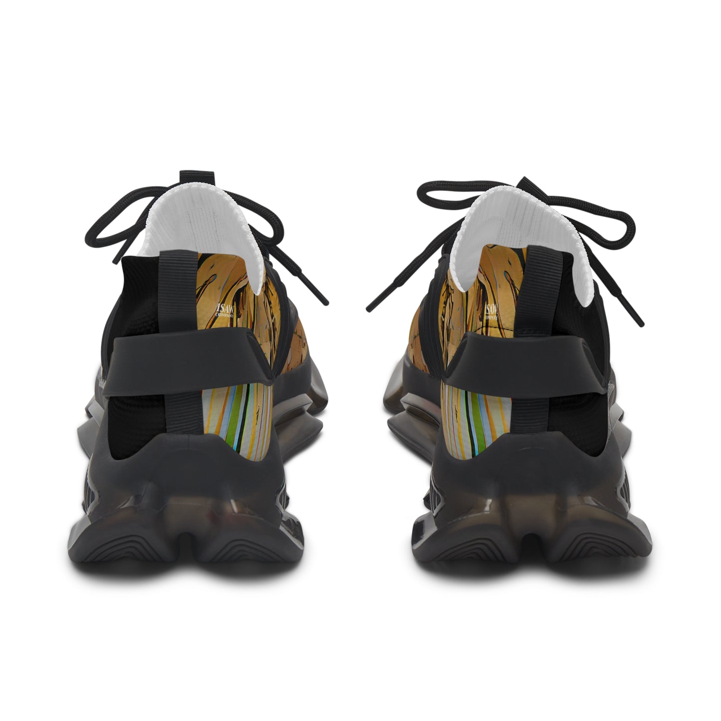 Half Black Half Gāolàng - Womens Mesh Street Sneakers - iSAW Company