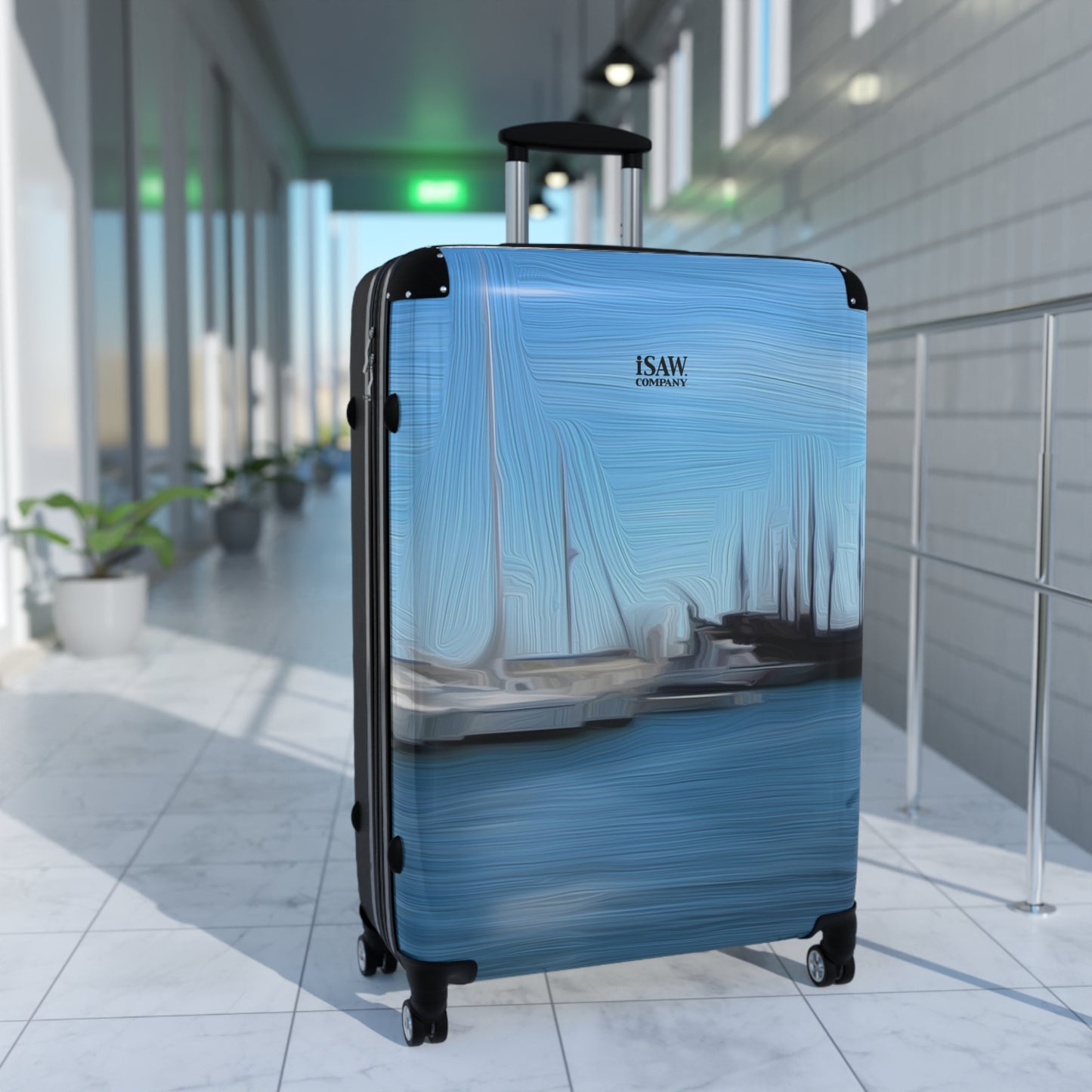 The Sleeping Yachts (at Morning) - Hard - Shell Suitcase - iSAW Company