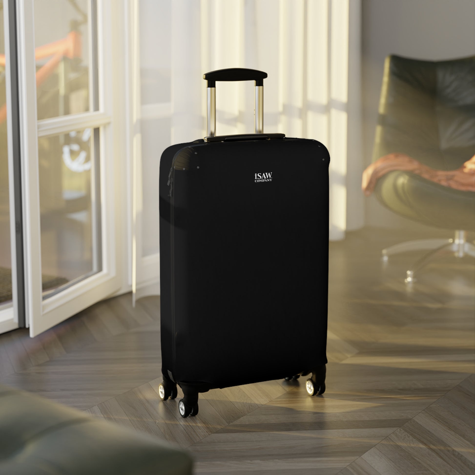 iSAW Black Protective Suitcase Cover - iSAW Company