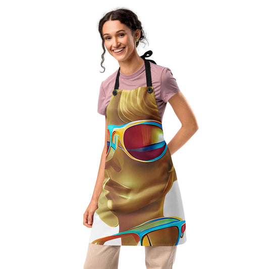 Retro Cool White - Apron