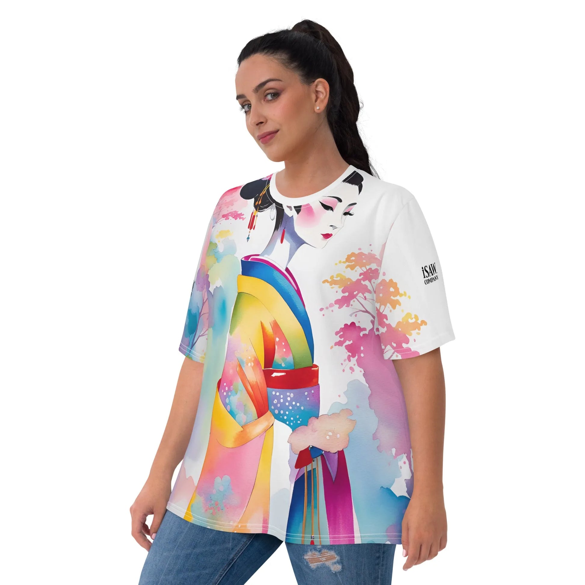 Geisha Girl - Womens T-Shirt - iSAW Company