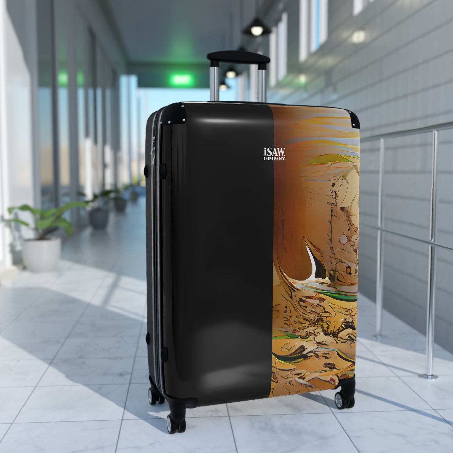 Half Black Half Gāolàng - Hard - Shell Suitcase - iSAW Company