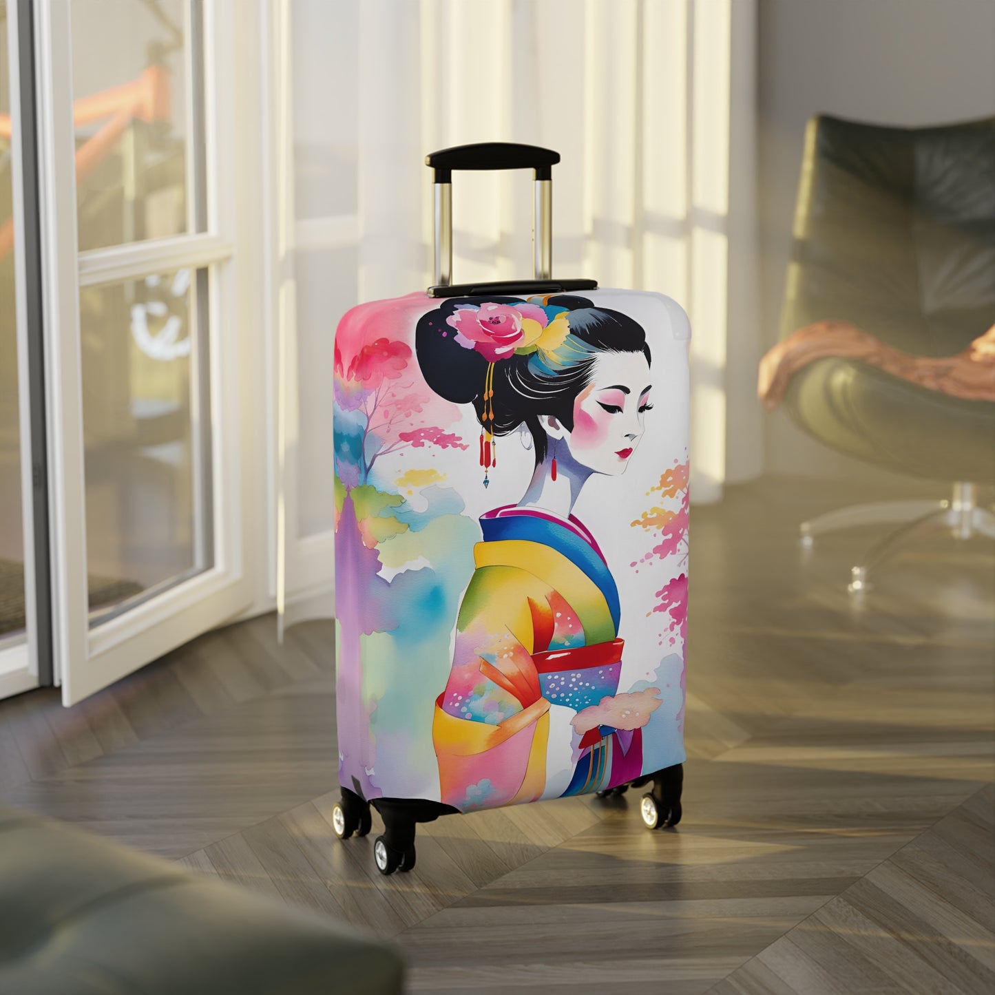Geisha Girl – Protective Suitcase Cover - iSAW Company