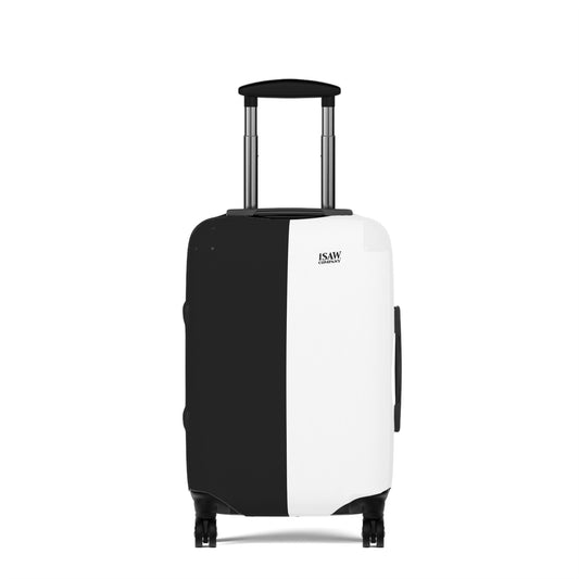 Half Black Half White – Protective Suitcase Cover - iSAW Company