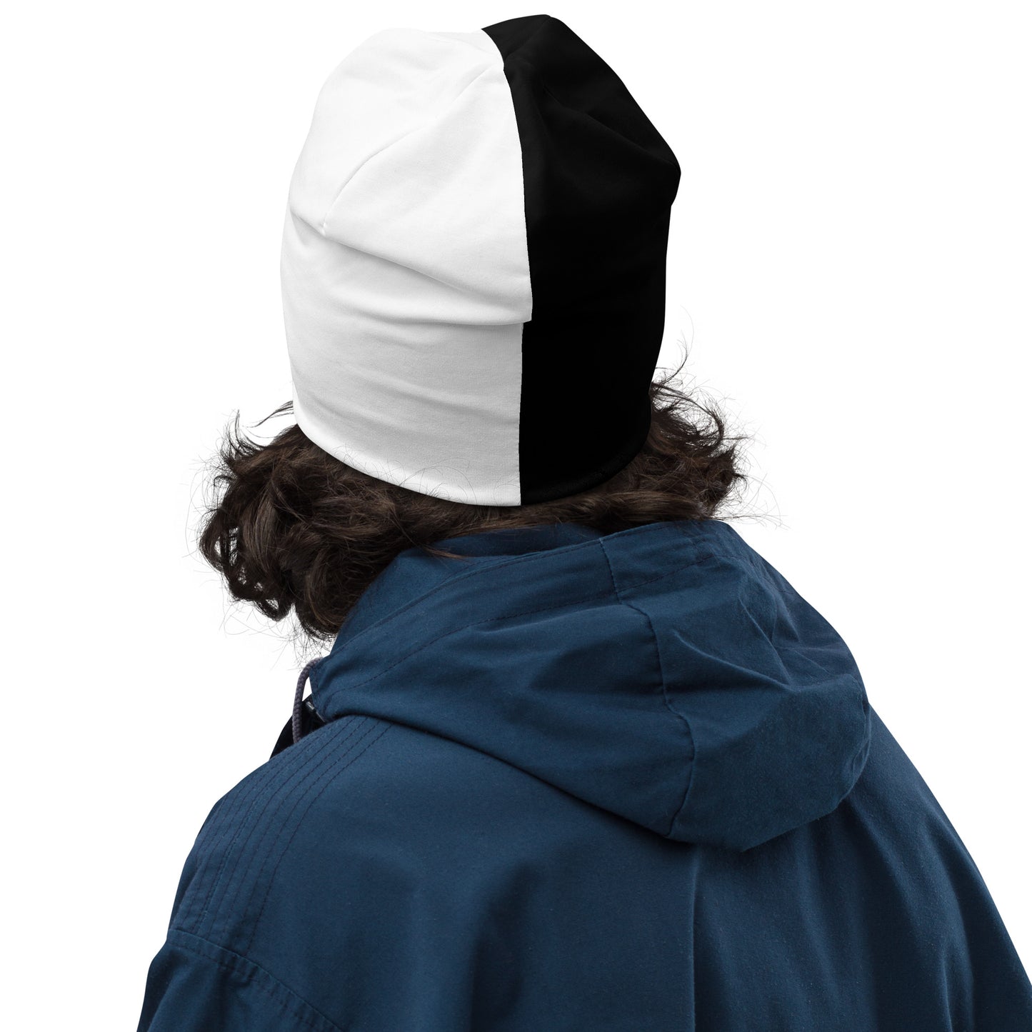 Half Black Half White - Beanie - iSAW Company