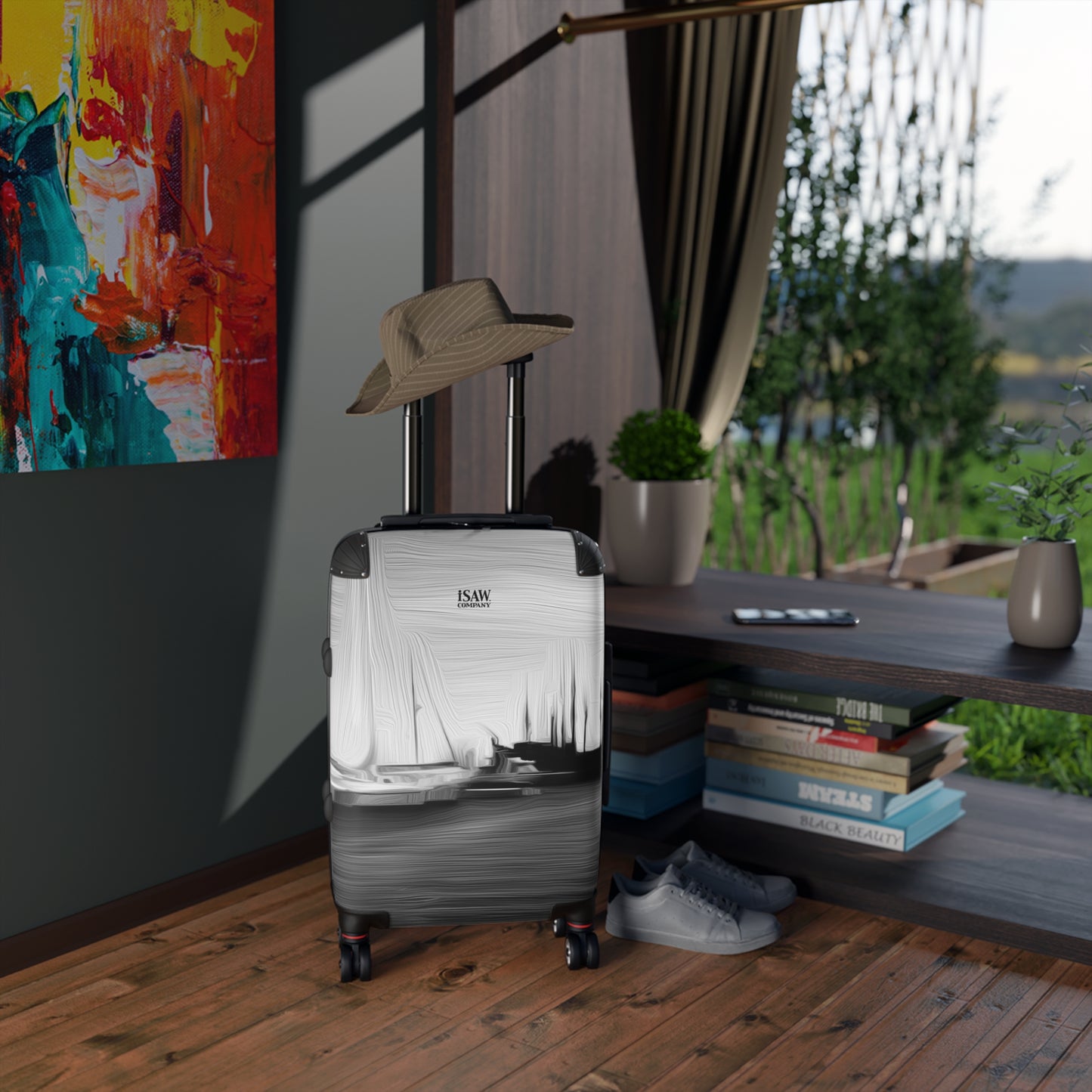 The Sleeping Yachts (at Night) - Hard - Shell Suitcase - iSAW Company