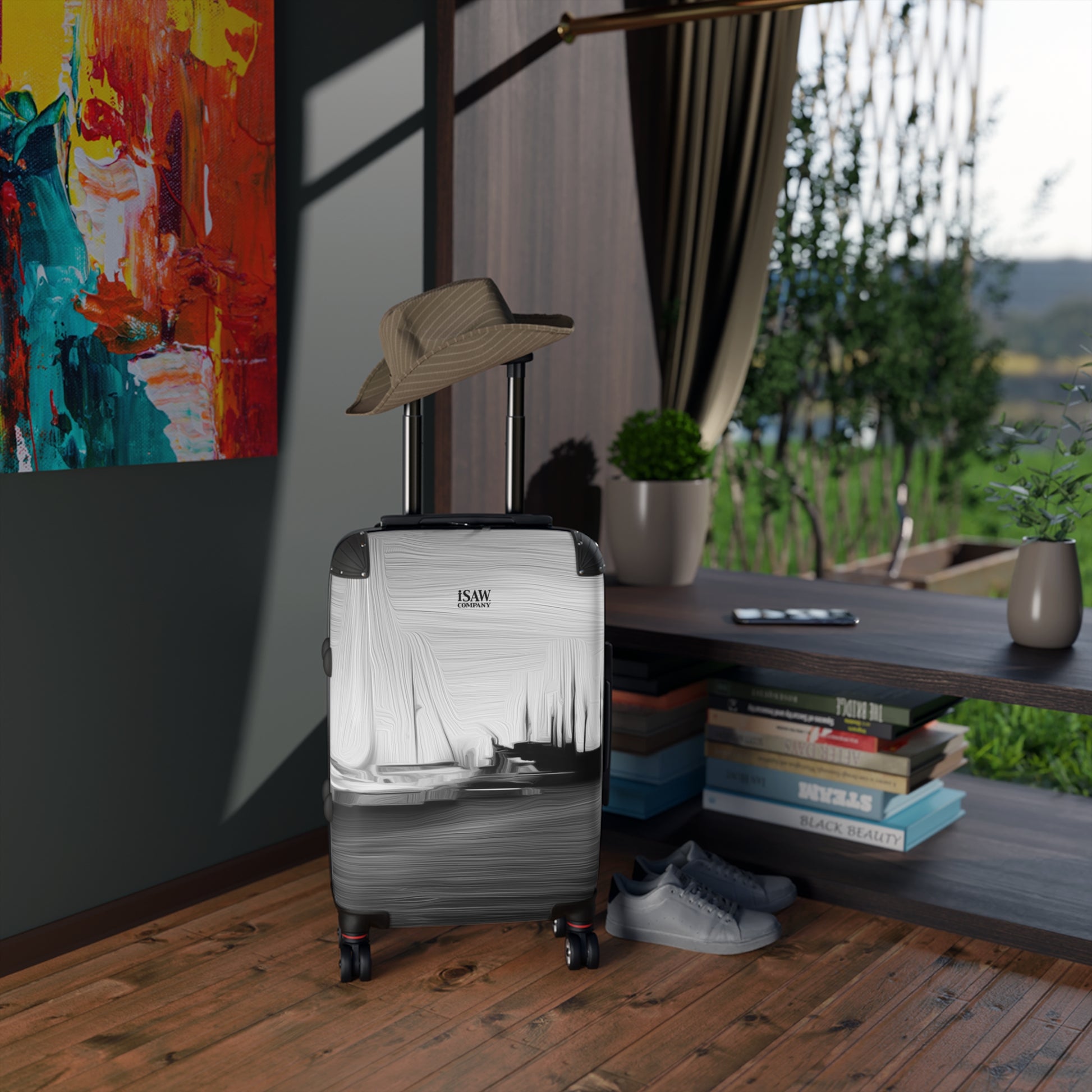 The Sleeping Yachts (at Night) - Hard - Shell Suitcase - iSAW Company