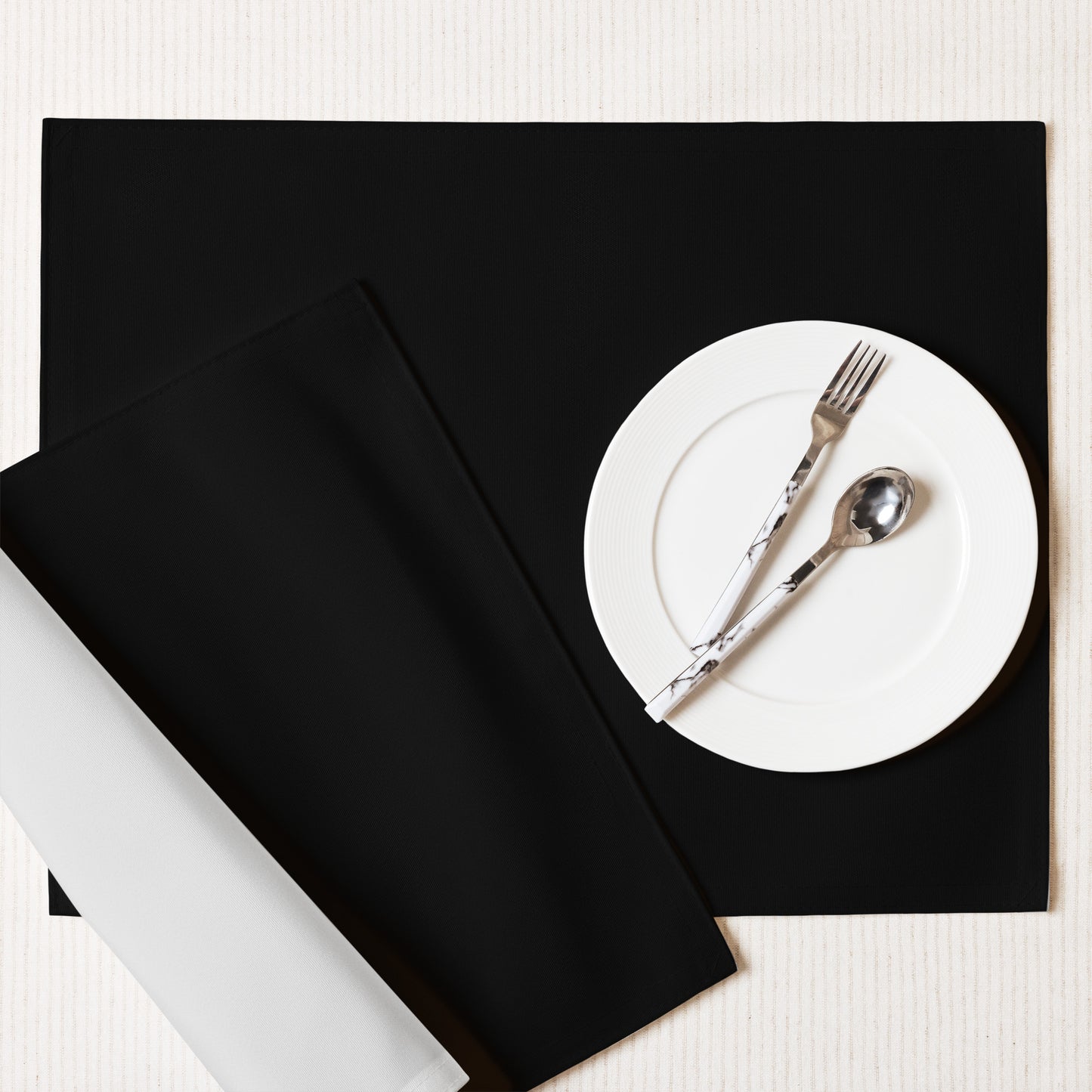 iSAW Black Placemat Set - iSAW Company