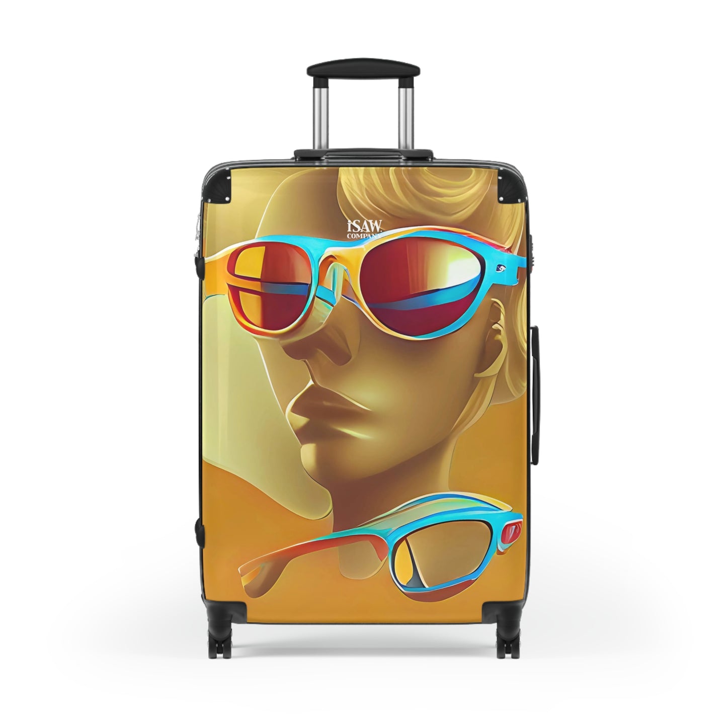 Retro Cool Orange - Hard - Shell Suitcase - iSAW Company