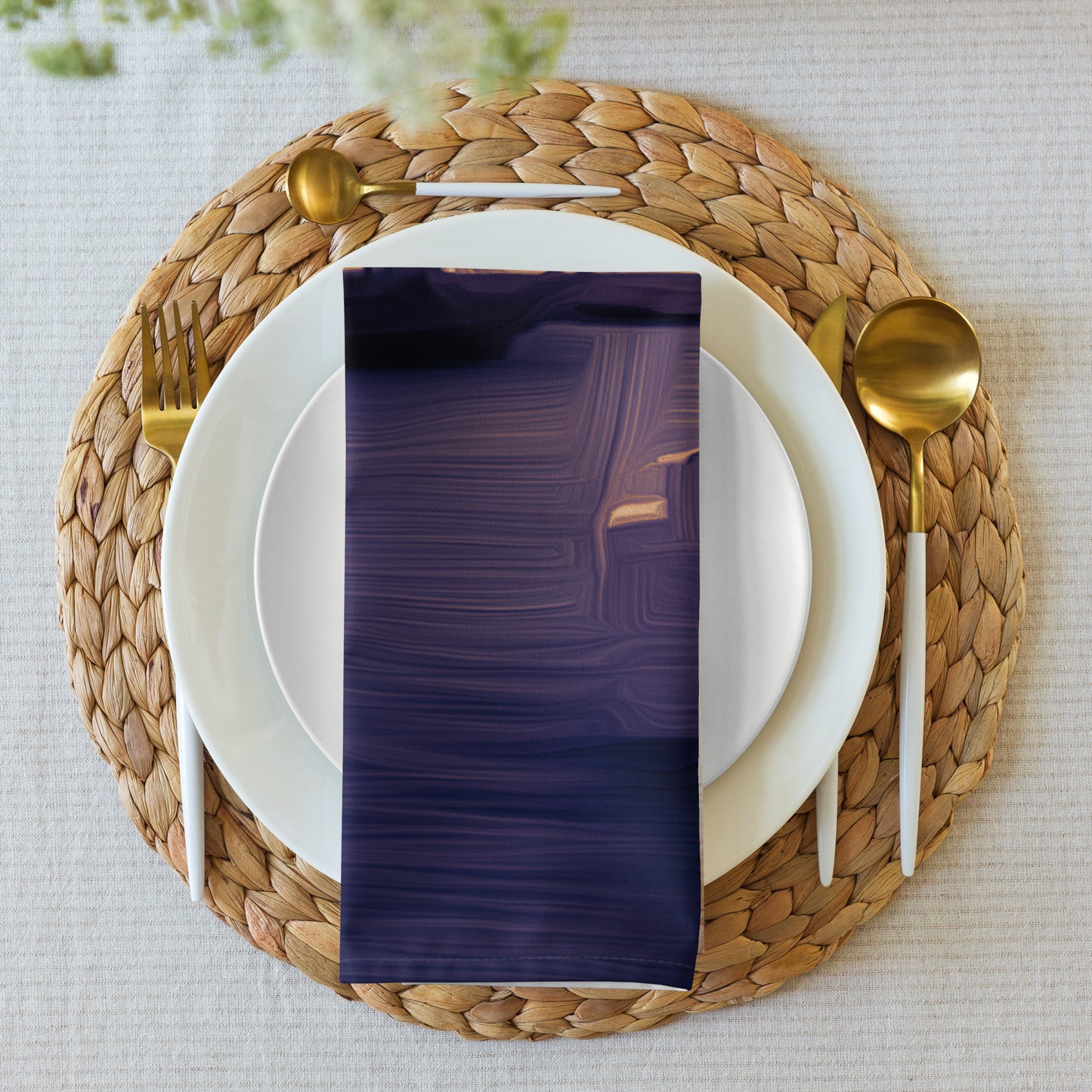 The Sleeping Yachts (at Sunset) - Cloth Napkin Set - iSAW Company