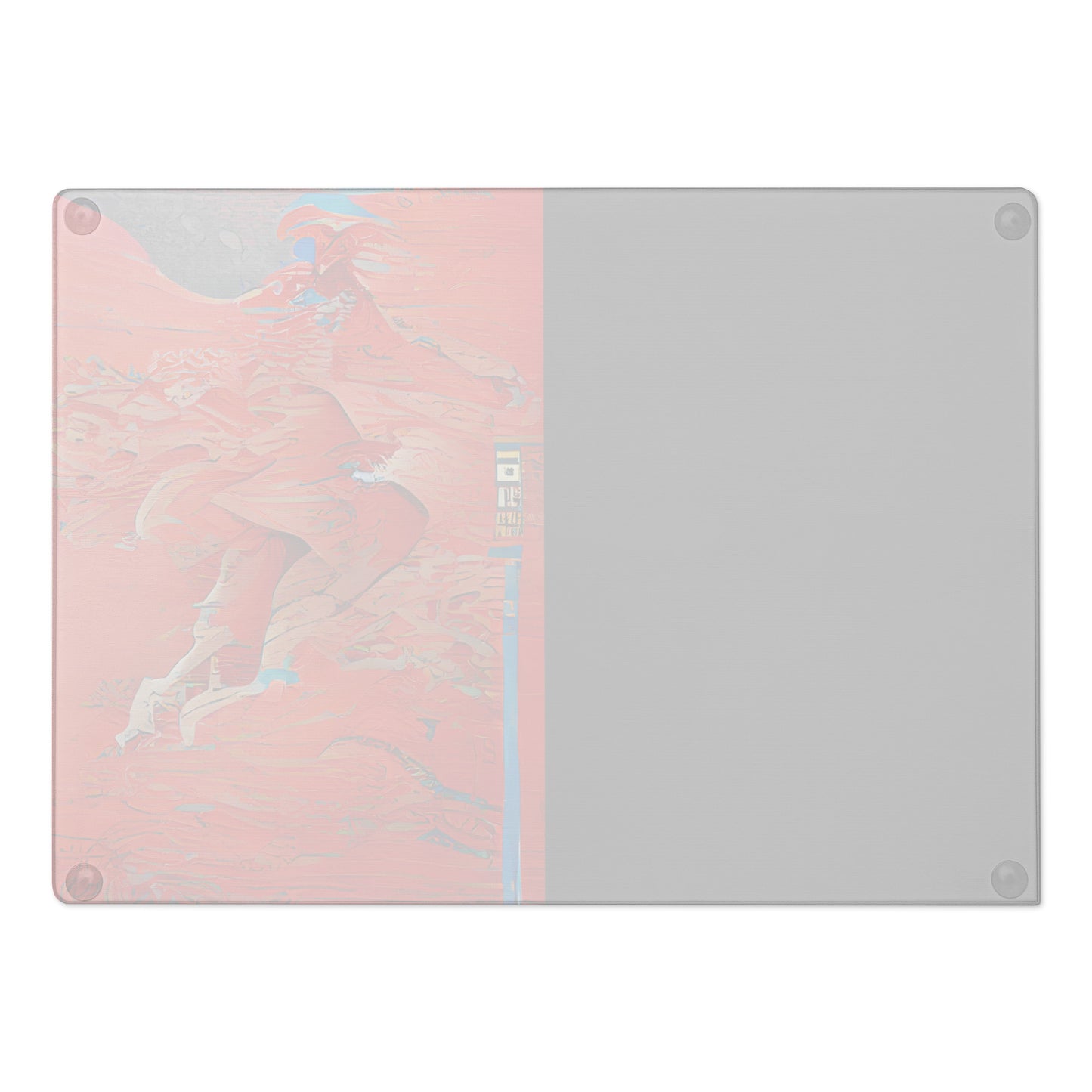 Half Black Half Hónghǎi - Glass Cutting Board - iSAW Company