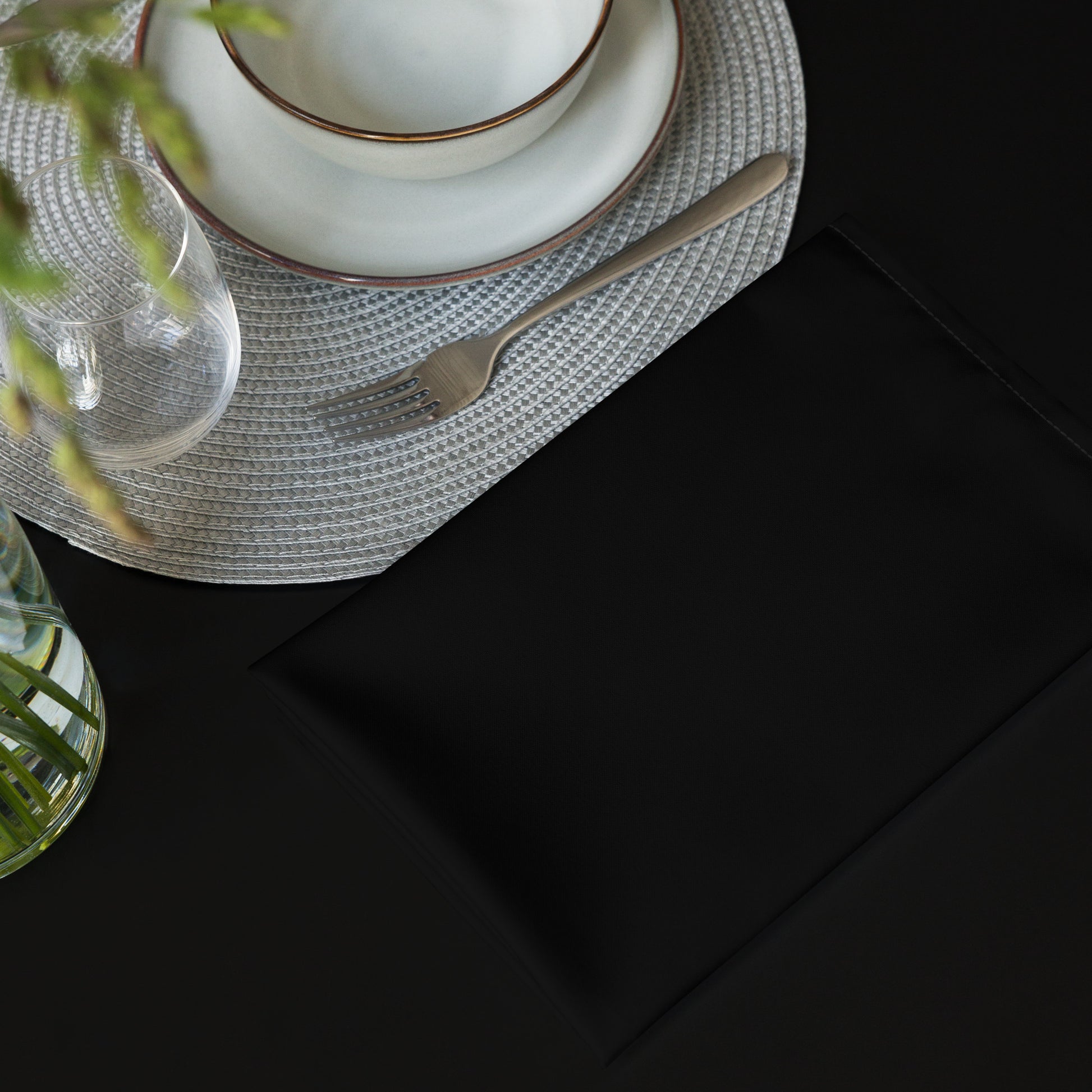 iSAW Black Cloth Napkin Set - iSAW Company