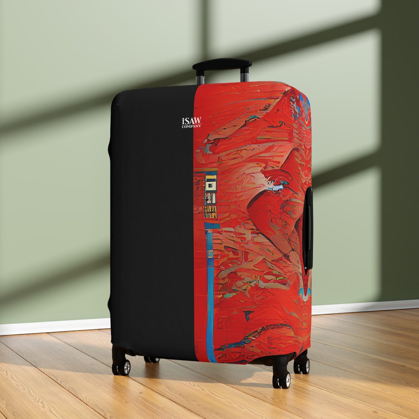 Half Black Half Hónghǎi – Protective Suitcase Cover - iSAW Company