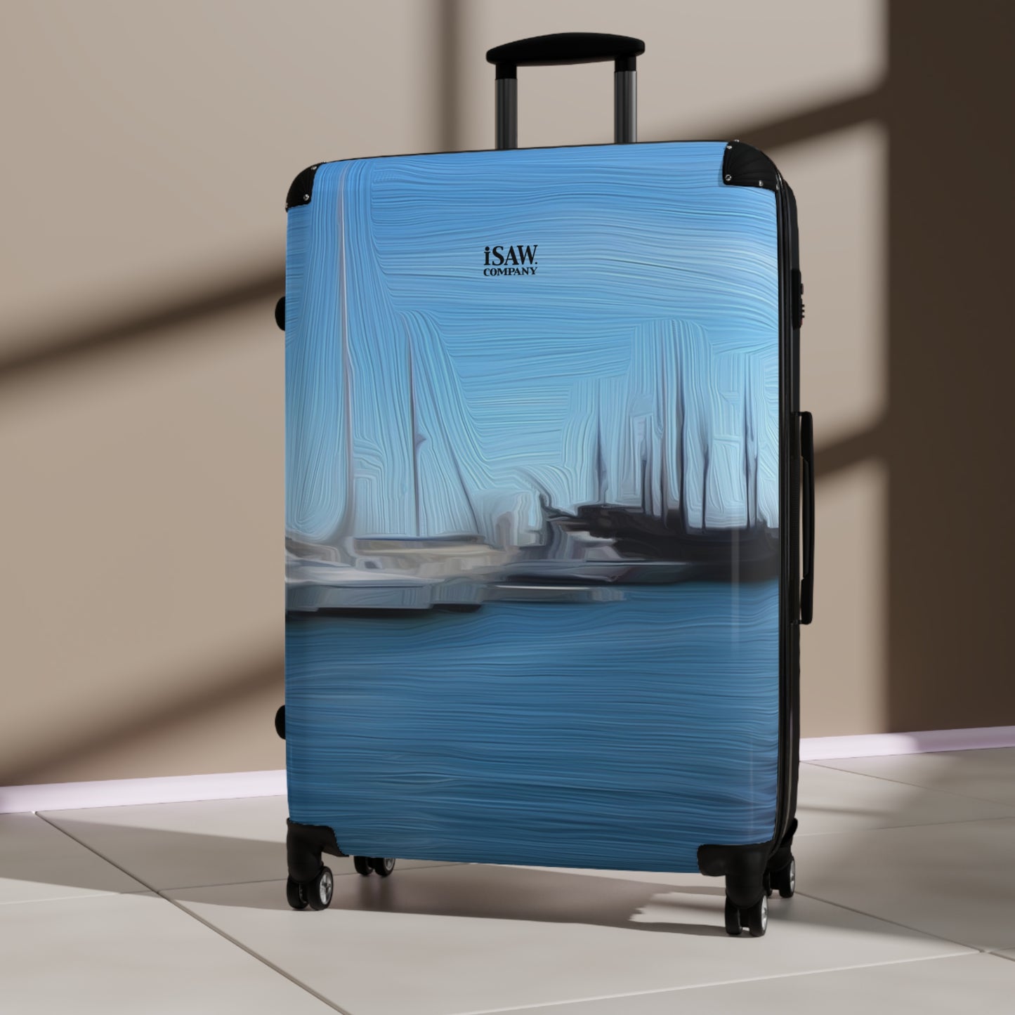 The Sleeping Yachts (at Morning) - Hard - Shell Suitcase - iSAW Company