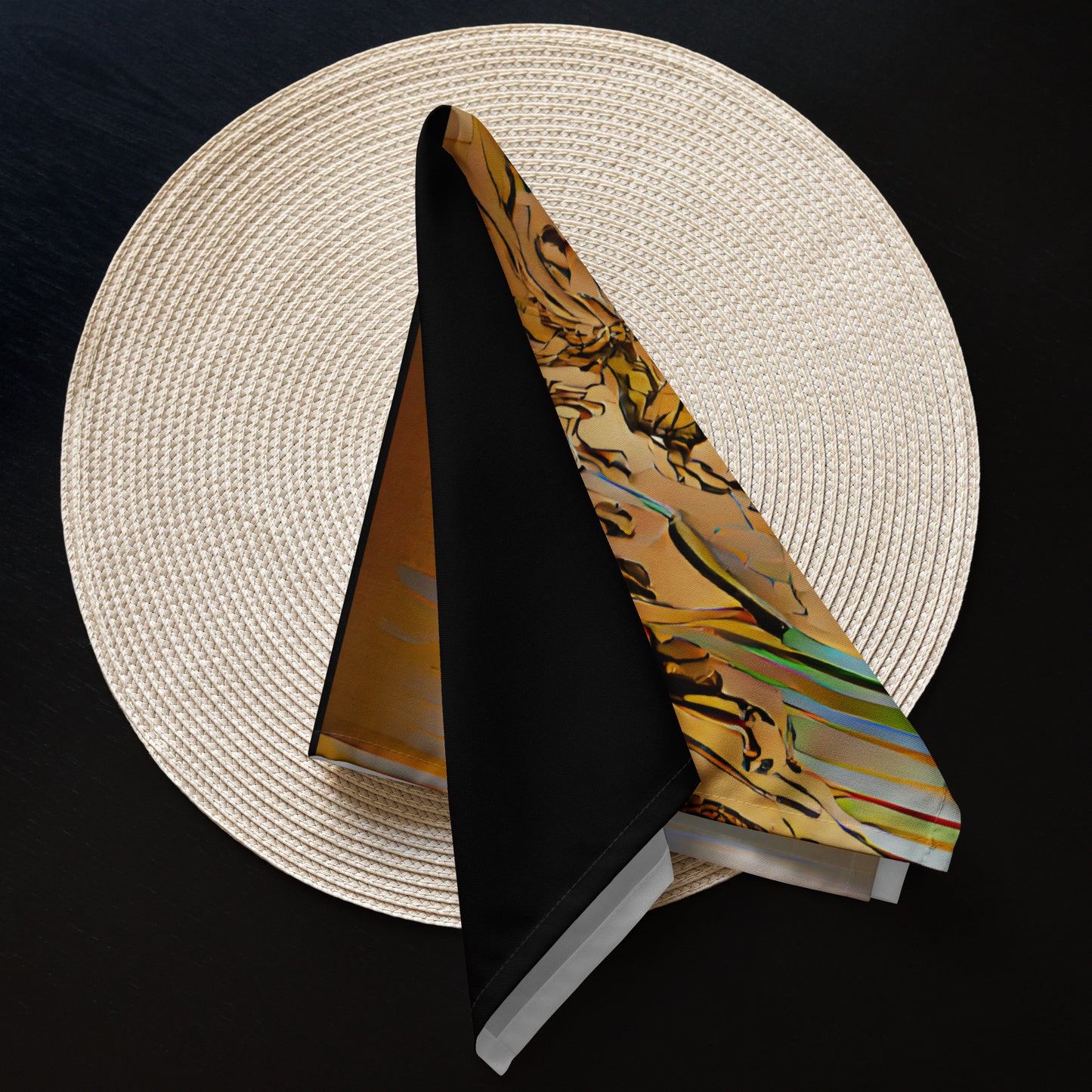 Half Black Half Gāolàng - Cloth Napkin Set - iSAW Company