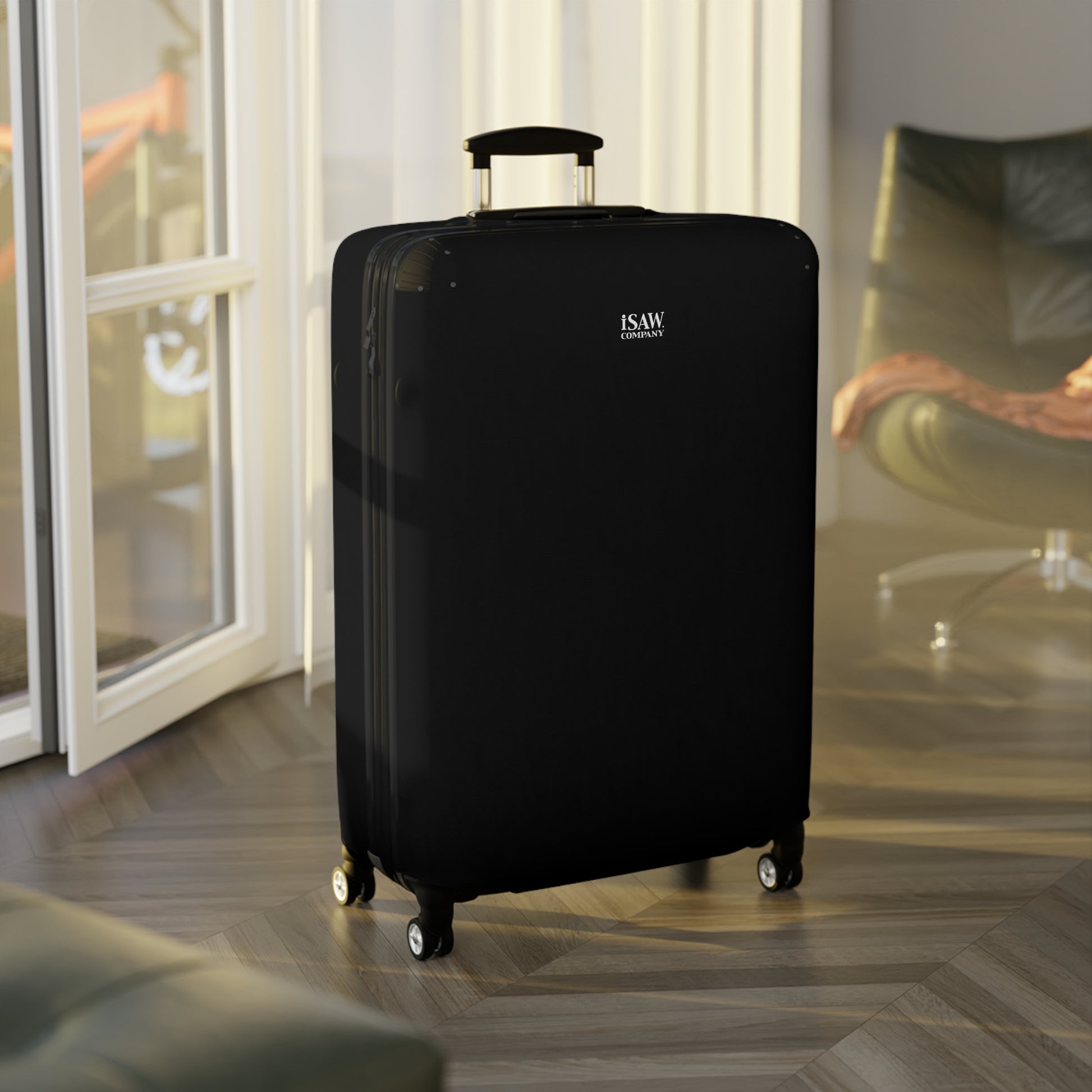iSAW Black Protective Suitcase Cover - iSAW Company