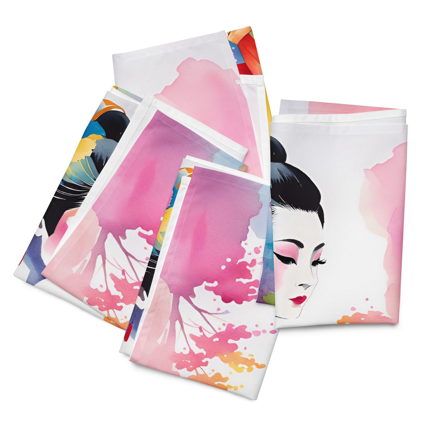 Geisha Girl - Cloth Napkin Set - iSAW Company