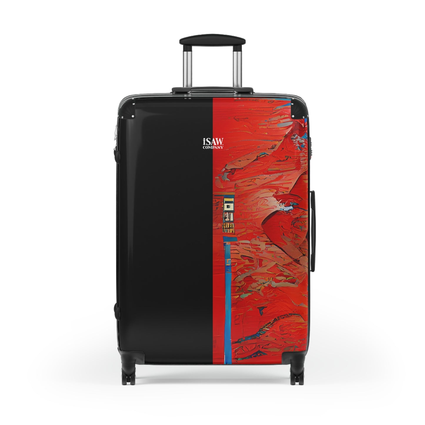 Half Black Half Hónghǎi - Hard - Shell Suitcase - iSAW Company