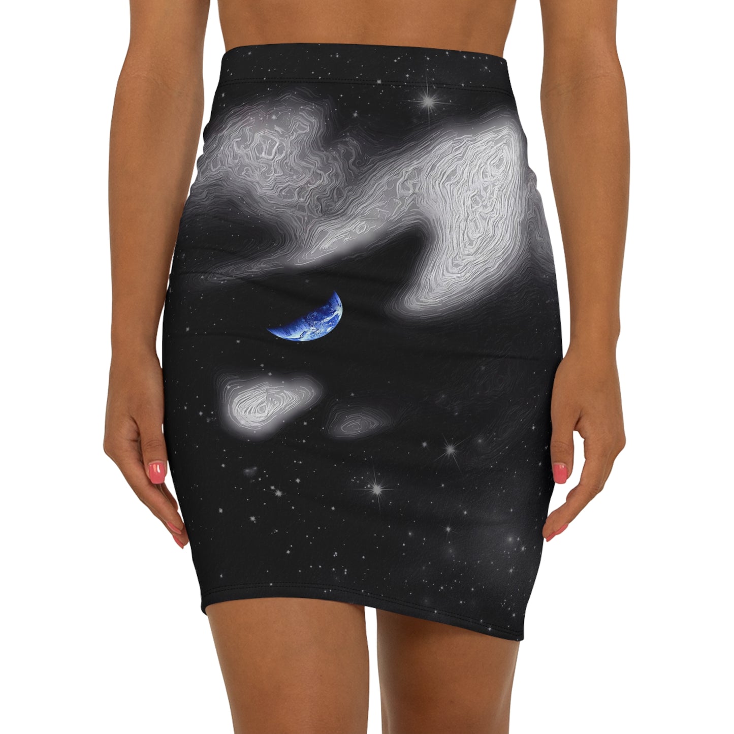 In The Quiet of Your Mind - Womens Pencil Skirt - iSAW Company
