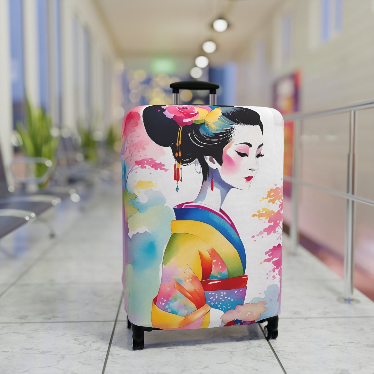 Geisha Girl – Protective Suitcase Cover - iSAW Company