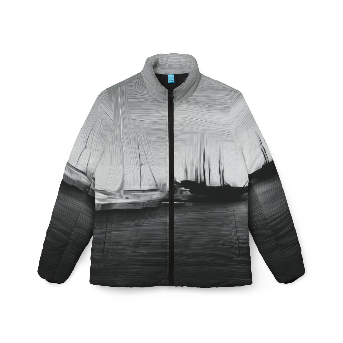 The Sleeping Yachts (at Night) - Womens Puffer Jacket - iSAW Company