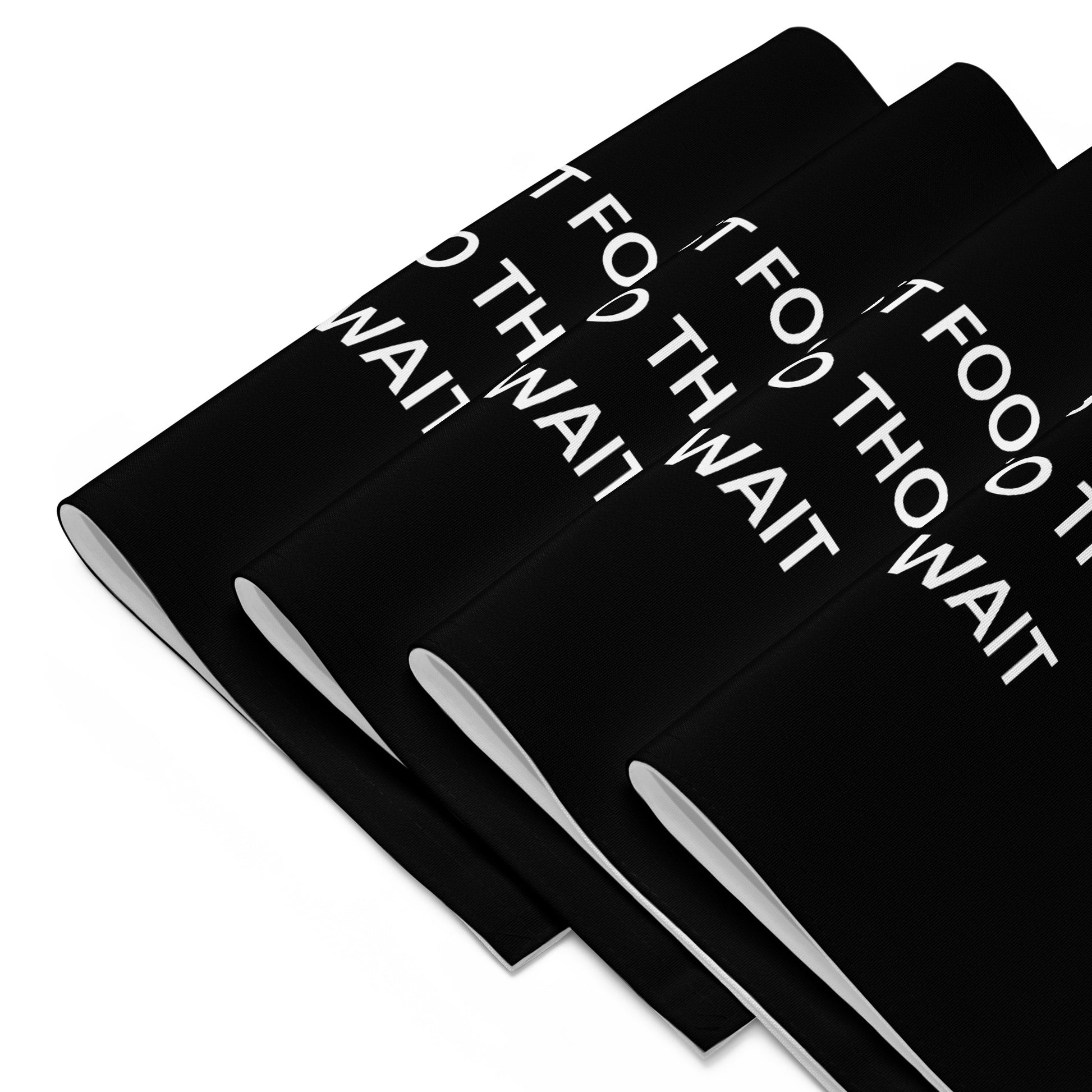 The Best Food Comes To Those Who Wait - Black Placemat Set - iSAW Company
