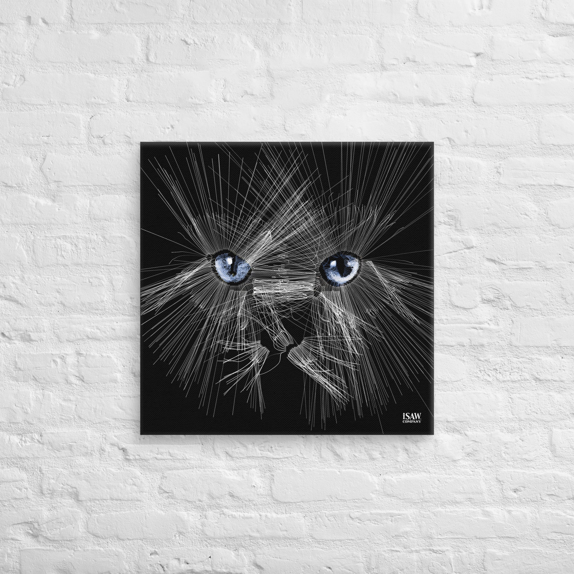 Mister Whiskers - Canvas Print - iSAW Company