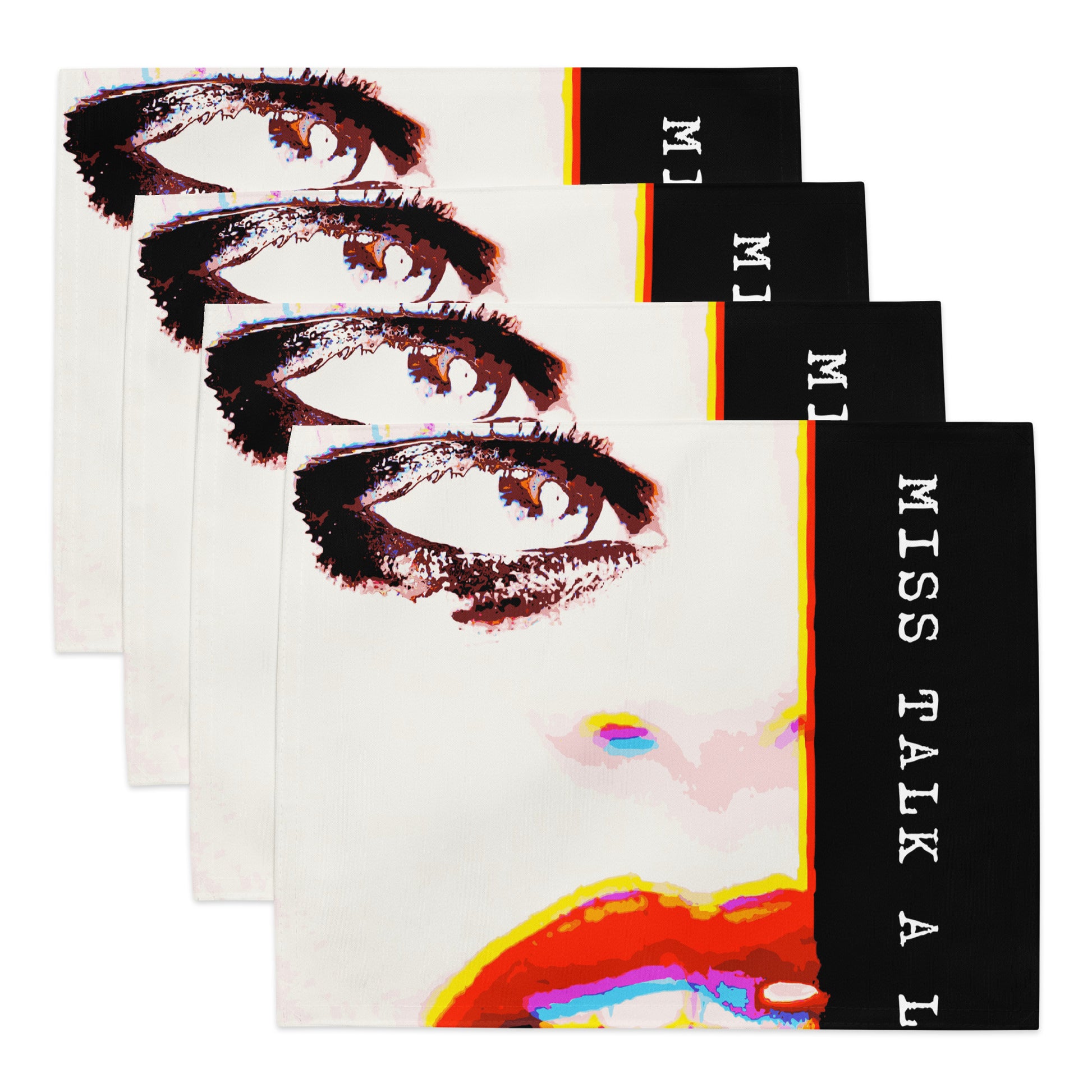 Miss Talk A Lot - Placemat Set - iSAW Company