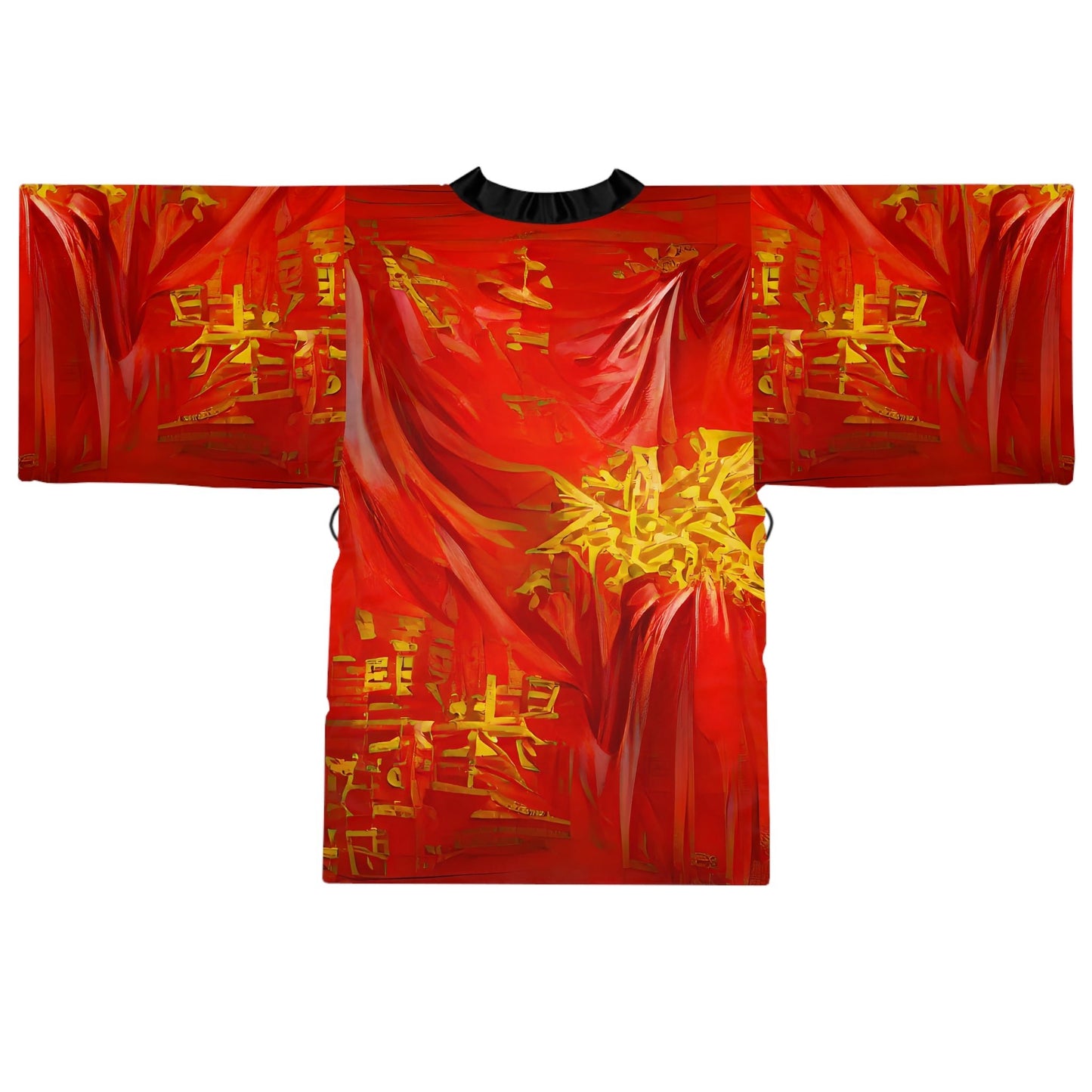 Qízhì - Womens Long Sleeve Kimono Robe - iSAW Company