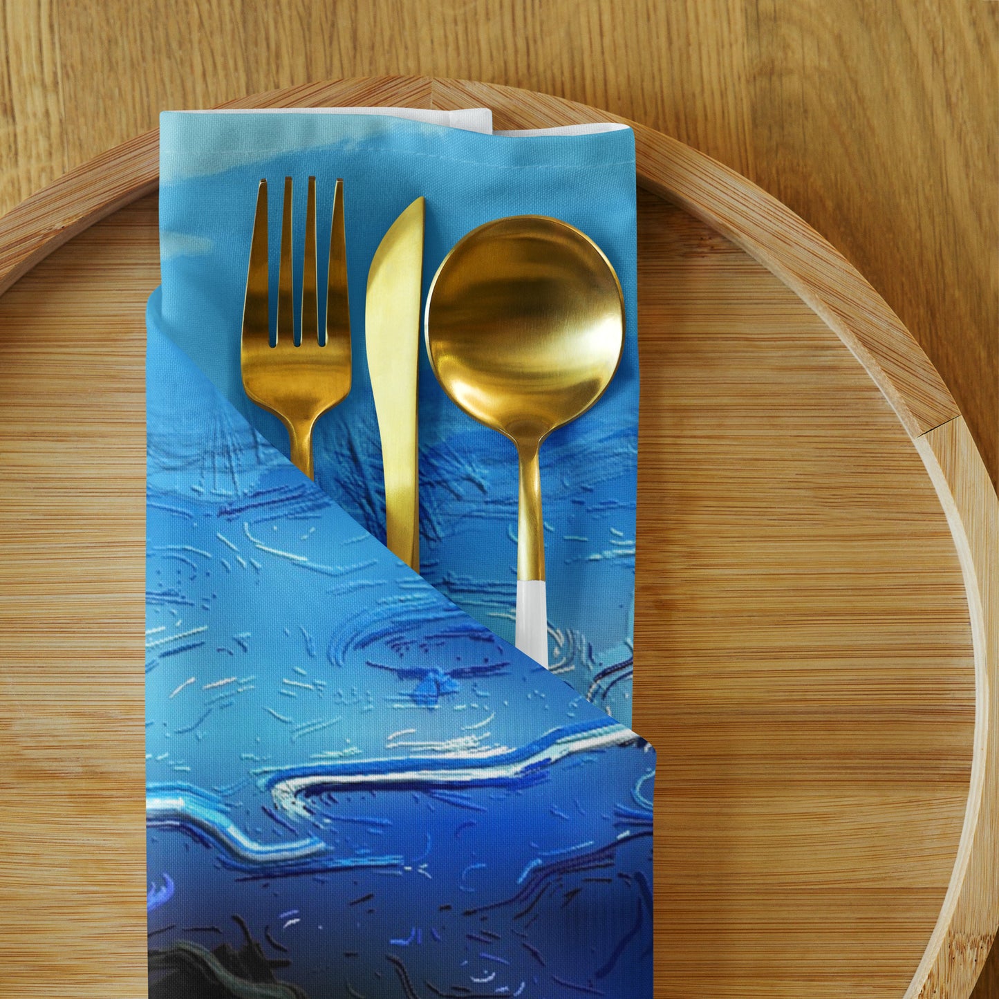 A Drop In The Ocean - Cloth Napkin Set - iSAW Company