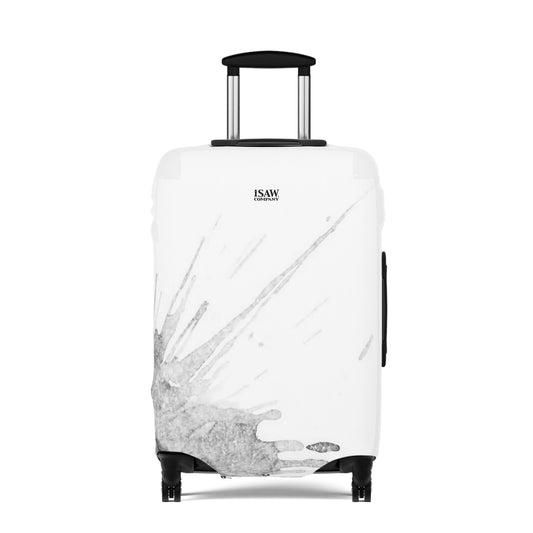 Watercolour Grey Splash – Protective Suitcase Cover - iSAW Company