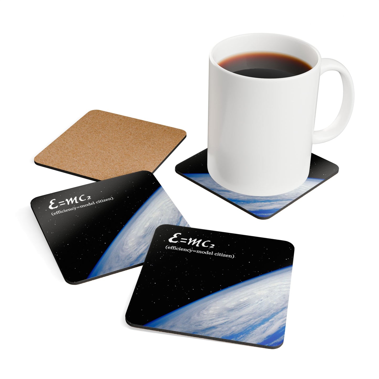 E=MC2 - Coaster Set - iSAW Company